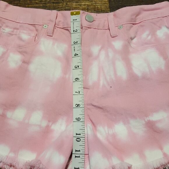 ANTHROPOLOGIE Blank NYC High Rise Tie Dye Shorts 28 NWT - Picture 11 of 12